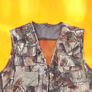 Gilet Uplander Camouflage Chasse Camouflage Chasseur Canard Pêche Chasseur Chasseur de Dindes Sauvage Orange Flamme - Product Image 5