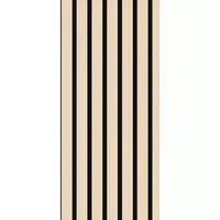 Panneau Acoustique Licorne Confort 9 De Luxe 2400x600x9mm Moderne Palomino Panneau Mural à Lattes en Bois Bureau Maison Design Hôtels Écoles