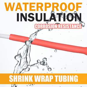 Gaine de câble électrique isolée thermorétractable en PE, 328 pièces, 10mm, tension nominale 600V, rapport de rétrécissement 2:1, protection de l'environnement - Product Image 4