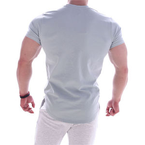 Workout <b>T</b> <b>shirts</b> Crew Neck Short Sleeve <b>Muscle</b> Fitness Men Gym <b>T</b> <b>Shirts</b> Fitted Cotton Polyester Men's <b>T</b> <b>shirts</b> - Product Image 3