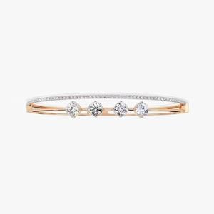 925 Sterling plaqué or rose 18K or 5mm VVS Moissanite diamant Tennis Bracelet pour femmes bijoux cadeau - Product Image 3