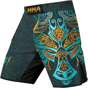 Short de compression OEM mma Shorts de boxe à impression par sublimation Shorts de combat pour hommes Shorts MMA OEM Shorts MMA avec logo personnalisé - Product Image 1