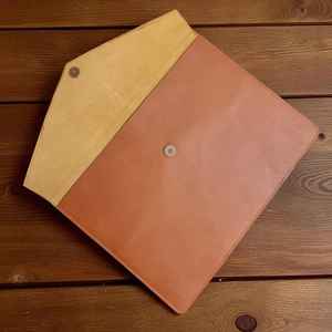 Housse pour ordinateur portable portable durable en cuir véritable de qualité supérieure au look rétro pour les affaires de bureau et les GLS-0335 de transport quotidiennes - Product Image 3