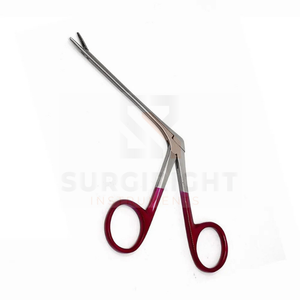 Pinzas de cocodrilo de fuerza ENT Handel de color rojo, pinzas de oreja de acero inoxidable, pinzas de Cirugía de cocodrilo de Surgiright Instrument - Product Image 1