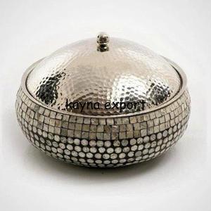 Cazuela de Metal de diseñador hecha a mano de calidad Superior, calentador de alimentos de nácar y olla caliente para cocinar para hoteles y restaurantes - Product Image 3