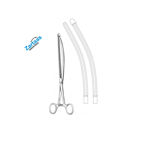 คีมหนีบลำไส้ Nussbaum ทำจากสแตนเลสอุปกรณ์ผ่าตัดแบบโค้ง25ซม./10" - Product Image 5