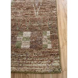 Manifest Green Wool <b>Rug</b> Hand Knotted Afghan Abstract Pattern 9x12 Rectangle for Home Entryway Teen-Re-1294 - Product Image 4