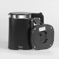 Bouilloire électrique en acier inoxydable de 1 litre pour hôtel, vente en gros d'usine, chauffe-eau de voyage, petit samovar du Guangdong