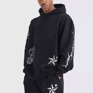 Costume de jogging sur mesure pour hommes pantalon évasé conception personnalisée hommes survêtement empilé coupe ajustée/survêtement pour hommes - Product Image 2