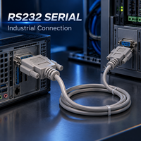 Câble adaptateur série D-Sub RS232 DB25 mâle vers DB9 femelle, 25 broches vers 9 broches, connecteur moulé gris, configuration de broches personnalisée, OEM, pour imprimante