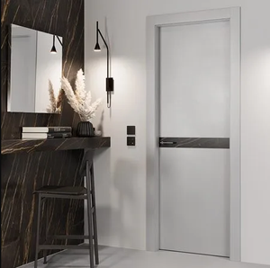 CAESAR DOOR Fabrication de portes classiques professionnelles, vente en gros, dernier design, porte intérieure en bois MDF pour maison, hôpital, école - Product Image 3