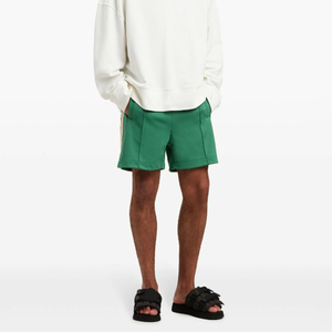 Men's Custom Front Logo Printed <b>Canvas</b> Fabric Summer Shorts Quick Dry Breathable Drawstring Closure Casual Style 100% Cotton - Product Image 3
