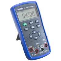 Calibrador de Procesos Digital Portátil TECPEL CL-420A de 5 Dígitos, Salida de Voltaje/Corriente de 24V CC (0.1-22mA), Alimentado por Batería de 9V, IEC1010