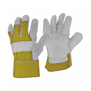 Gants de travail en cuir souple de haute qualité protecteur de travail Protection thermique sécurité usage général thermique vache fendu gants de travail - Product Image 5