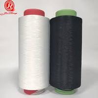 Filament de polyester DTY 150/48 Denier, écologique, antibactérien, 100% polyester, fil mélangé de haute qualité, teint, pour couture et broderie