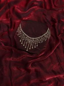 Saree en soie ethnique traditionnel indien élégant exclusif le plus vendu pour les mariages vêtements de fête pour les femmes fille de la boutique indienne - Product Image 5