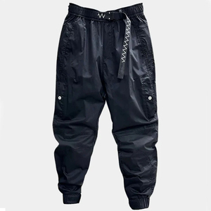 Men's Casual Hip Hop <b>Cargo</b> Joggers New Corduroy Sweatpants <b>Waterproof</b> Breathable Drawstring Closure Techwear <b>Pants</b> for - Product Image 2