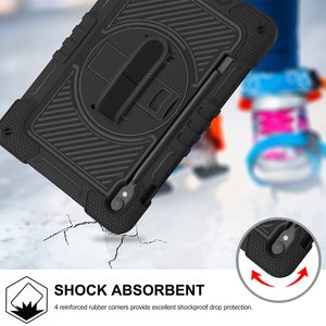 Coque robuste à 3 couches avec sangle de transport, béquille et bandoulière, étui antichoc robuste pour <span class=keywords><strong>Samsung</strong></span> Tab S10 Lite X400/X406B - Product Image 3