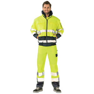 High-Viz Yellow/Blue Comfort <b>Raincoat</b> by PLANAM - Product Image 2