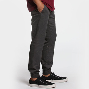 Pantalones de chándal de lona informales de cintura alta personalizados para hombre, ligeros, transpirables, de secado rápido, para entrenamiento en el gimnasio, pantalones deportivos para correr - Product Image 3