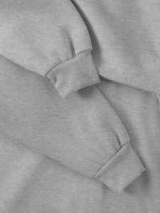 Y2K Fashion Heavyweight Oversized Women's Hoodies Thick Blank Plain 100% Cotton Breathable Plus Size Drop-Shoulder Hoodies - Product Image 5