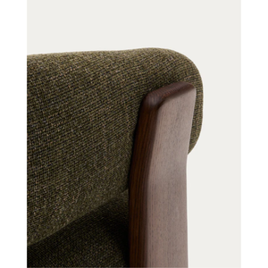 Nordic style single chair with comfortable soft foam <b>can</b> be used for living room and family room to add elegance chair. - Product Image 5