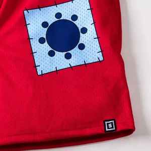 Short de sport imprimé par sublimation personnalisé pour hommes, maille élastique à la taille moyenne, vêtements de basket-ball et de fitness pour la course à pied - Product Image 5