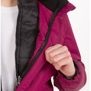 Chaqueta Cortavientos Acolchada con Capucha Personalizada de Alta Calidad para Mujer, Chaqueta de Invierno con Logotipo Frontal, Estilo Urbano, Tinte Liso, Venta al por Mayor - Product Image 3