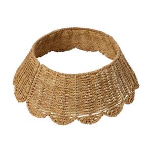 Scalloped Seagrass <b>Christmas</b> Tree Collar New Design Home Decoration with Stand and Accessories Made in Vietnam - Product Image 3