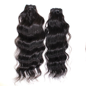 ผมมนุษย์100% ผมตรง3มัดมัดพร้อมแผ่นปิดผมลอนธรรมชาติ - Product Image 1