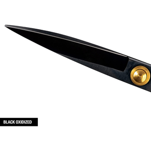 Ciseaux de tailleur en acier inoxydable 10 "ciseaux enduits de couleur noire Textile tissu Taylor coupe couture robe faisant des ciseaux - Product Image 4