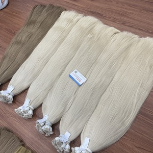 Variété de couleur droite en vrac cheveux 100% cheveux humains de haute qualité faisceaux fabriqués au Vietnam très lisse soyeux prix de gros - Product Image 3