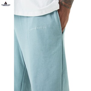 OEM Respirant Gym Sweat Sport Élastique Sérigraphié Pantalon de Survêtement Évasé en Molleton de Coton pour Hommes Logo Brodé Personnalisé - Product Image 2