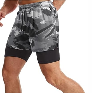 Shorts de course à pied Gym Fitness Wear pour hommes Shorts de course sur mesure pour hommes Shorts de course pour hommes en vente en ligne - Product Image 3