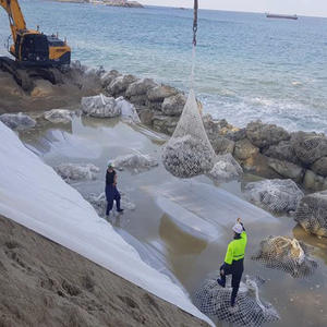 Bolsa de Malla de Piedra DW Fiber Stone, Blanca, 1 Capa, para Control de la Erosión y Prevención de Desgaste - Product Image 6