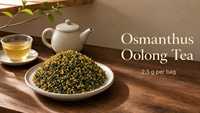 Teh Oolong Osmanthus Rasa Bunga dalam Kantong Teh 2.5 g untuk Penyajian Teh Sehari-hari