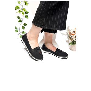 Ballerine di scarpe quotidiane ortopediche da donna con cerniera estiva