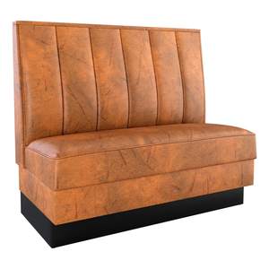 Banco de consola de pared con respaldo alto, diseños personalizados para centro comercial, escuela, restaurante, cafetería, gran oferta de madera de piel sintética falsa Original para hoteles - Product Image 1