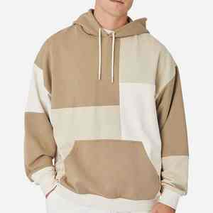 Pull à capuche pour hommes 100% coton à manches longues doublé polaire Logo personnalisé coupe confortable Style Streetwear OEM ODM - Product Image 5