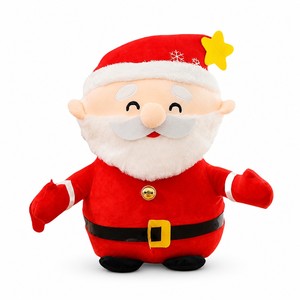 Peluche de Noël en gros, Père Noël en peluche, jouet en peluche doux rembourré de coton PP, cadeau de vacances, décoration, OEM personnalisé - Product Image 1
