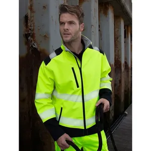 Sweat-shirts et sweats à capuche promotionnels personnalisés en softshell imprimable et résistant à la déchirure pour vêtements de travail de sécurité - Product Image 1