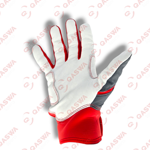 Gants de frappe de baseball professionnels de haute qualité Logo personnalisé Couleur Manchette courte Conception Matériau en cuir de qualité - Product Image 2