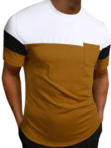 T-shirt de luxe pour hommes col rond séchage rapide respirant tricoté anti-boulochage 100% coton personnalisé avant prix usine direct Bangladesh - Product Image 6