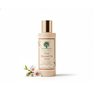Huile d'amande pure pressée à froid 200 ml RedMoringa's Nourishment Italy, absorption rapide, formule naturelle multi-usage, OEM, marque privée - Product Image 1