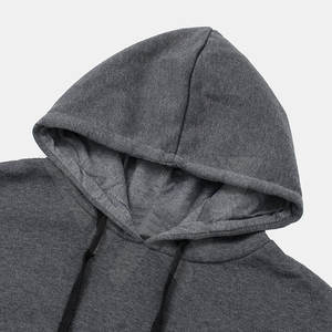 Venta al por mayor Premium Pullover Polar Fleece Hoodies Heavyweight Casual Hoodies Streetwear Oversized Men's Hoodies - Product Image 2