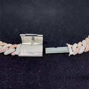 Chaîne à maillons cubains Hip Hop diamants cultivés en laboratoire VVS Clarity meilleur prix fournisseur indien or matériel pour chaîne glacée - Product Image 4