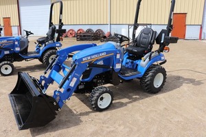 New-Holland WORKMASTER 25S 4X4 Tracteur à roues sous-compact Chargeur frontal 8HP Équipement agricole Vente de noyau de moteur - Product Image 5