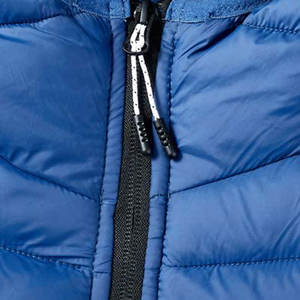 Chaleco con capucha de moda para hombre con color de contraste para invierno Servicio OEM Precio de técnica lavada MOQ bajo - Product Image 6