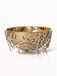 Latón antiguo Vintage Flor Frutero Metal Pulido Dátiles Cuencos - Product Image 2