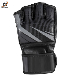 Venta caliente medio dedo buena calidad entrenamiento profesional personalizado MMA boxeo guantes MMA sin dedos - Product Image 6